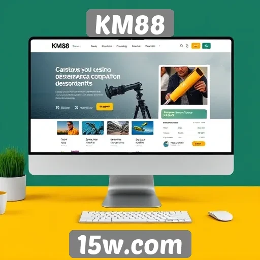 Tendências de design e usabilidade do site KM88