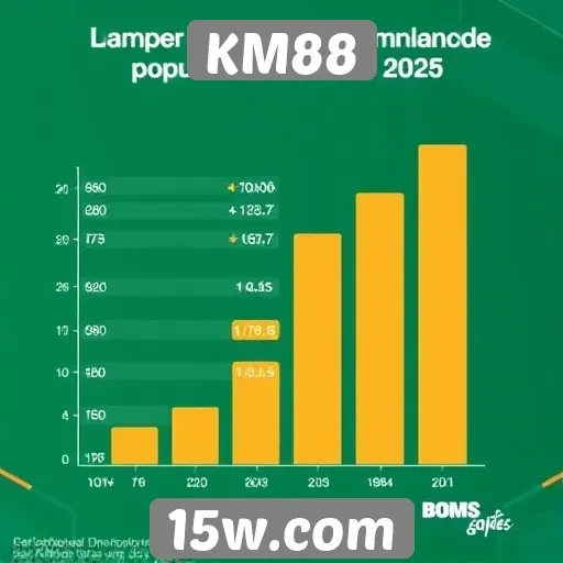 Estatísticas de jogos mais populares no KM88 em 2025